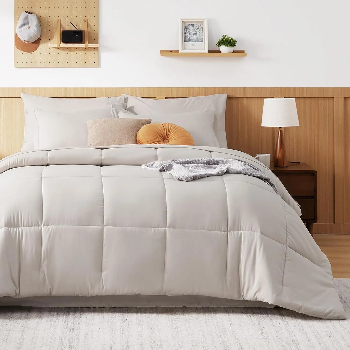 Bedsure Comforter Set - 7 Pieces in a Bag, Comforters, Sheets, Pillowcases & Shams