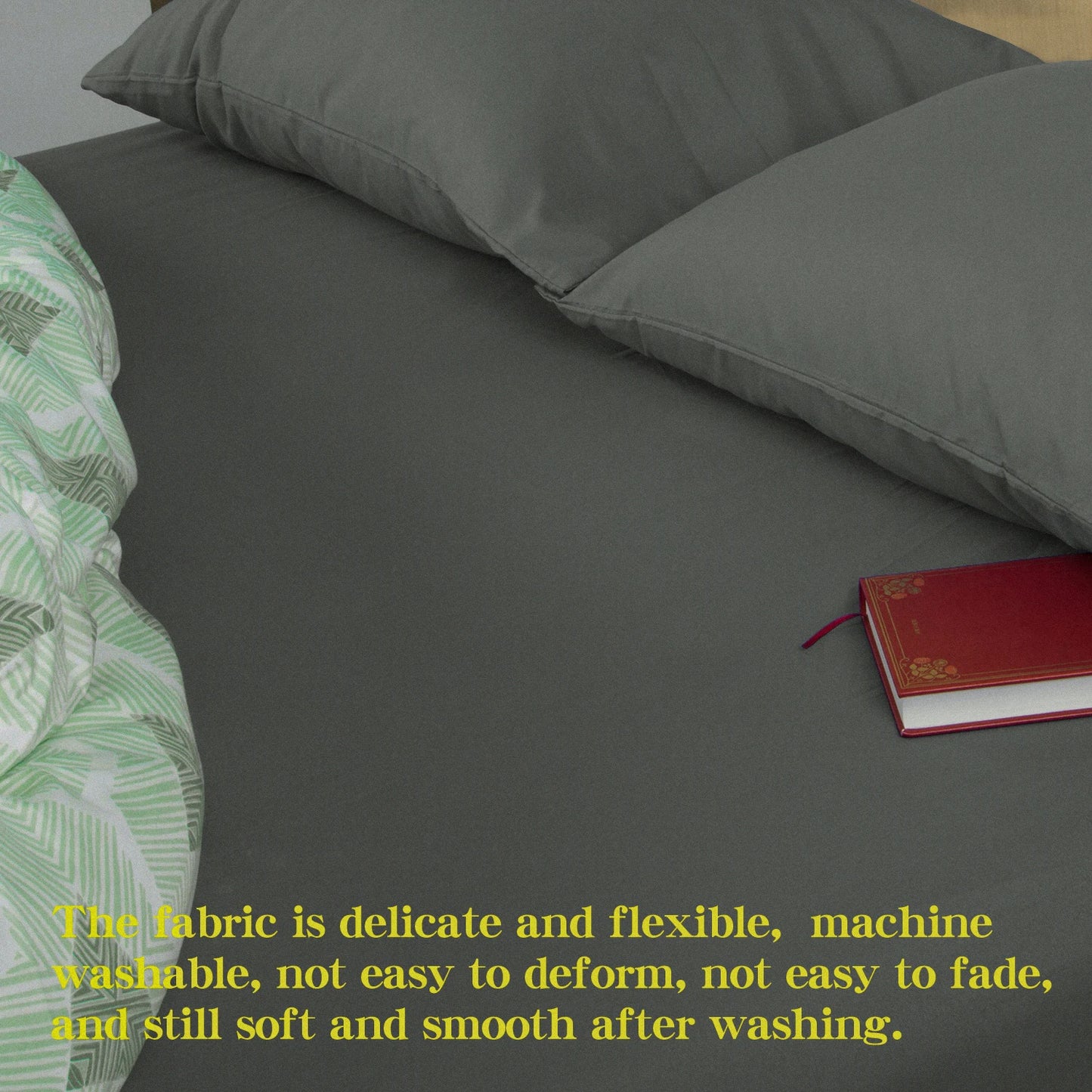 3/4 Piece 1800 Series Microfiber Bed Sheets Set, Ultra Soft and Cozy