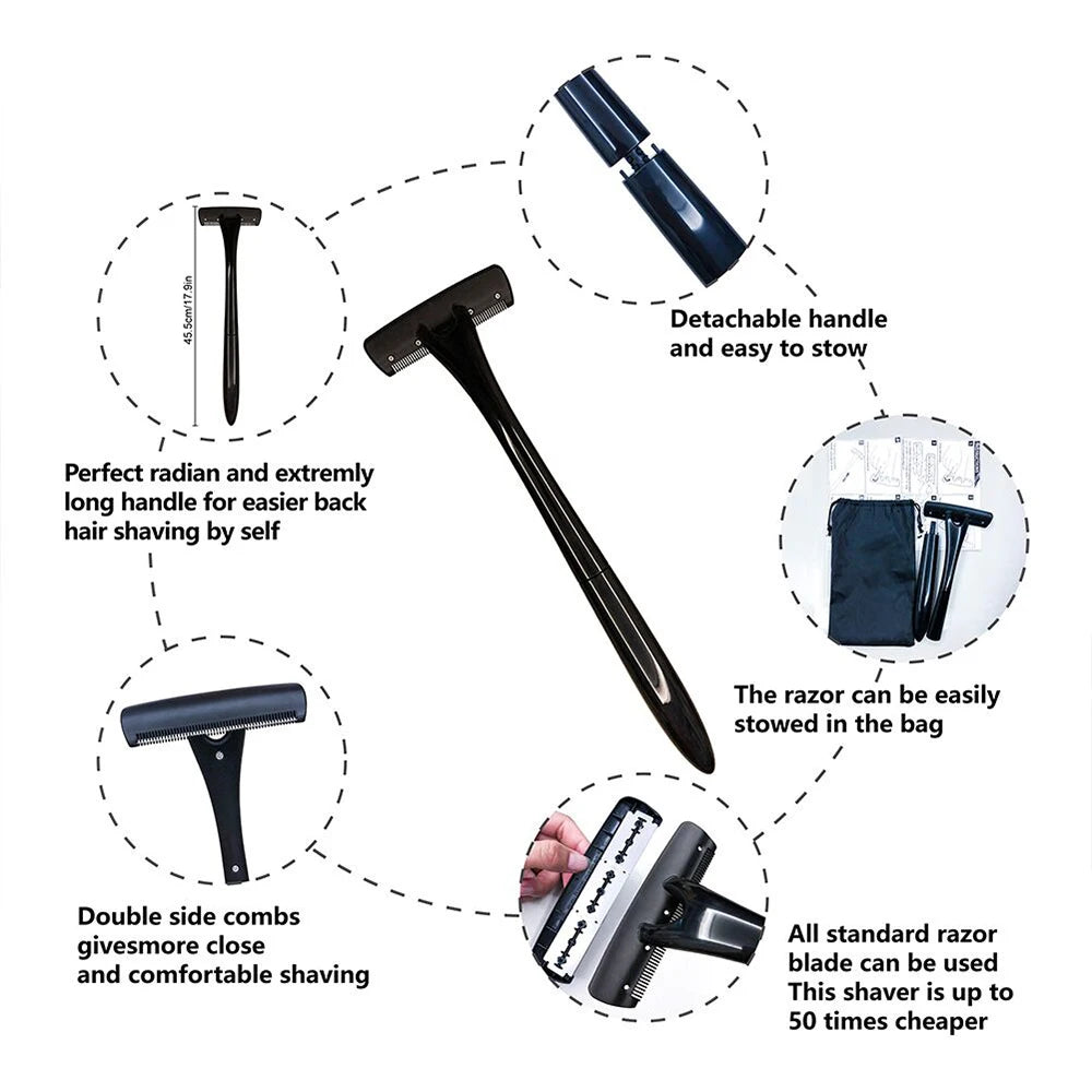 Man Back Razor Shaver Groomer, Hair Removal - Good Bargain Finds