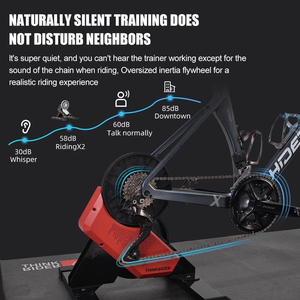 X2 Smart Bike MTB Road home trainer, Built-in Power Meter Compatible