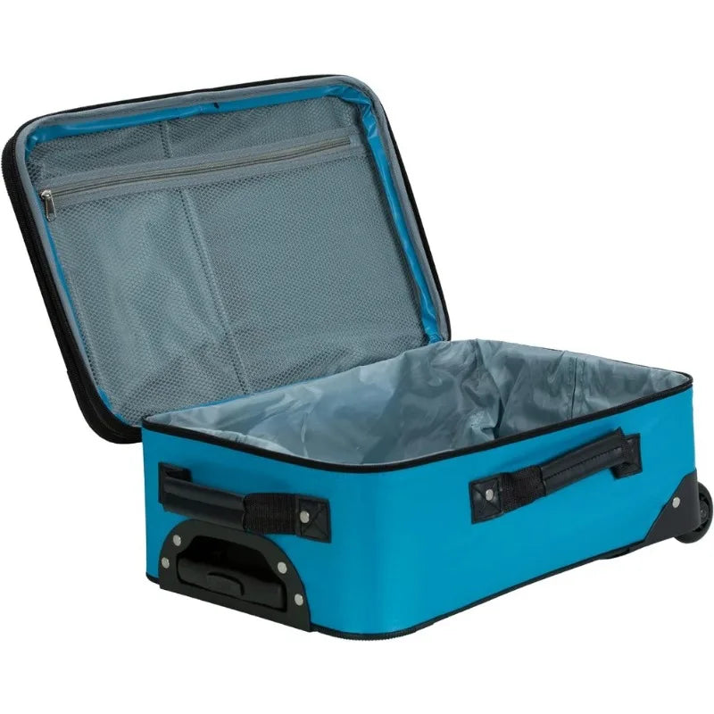 Upright Luggage Set, Expandable 4-Piece (14/19/24/28) - Good Bargain Finds