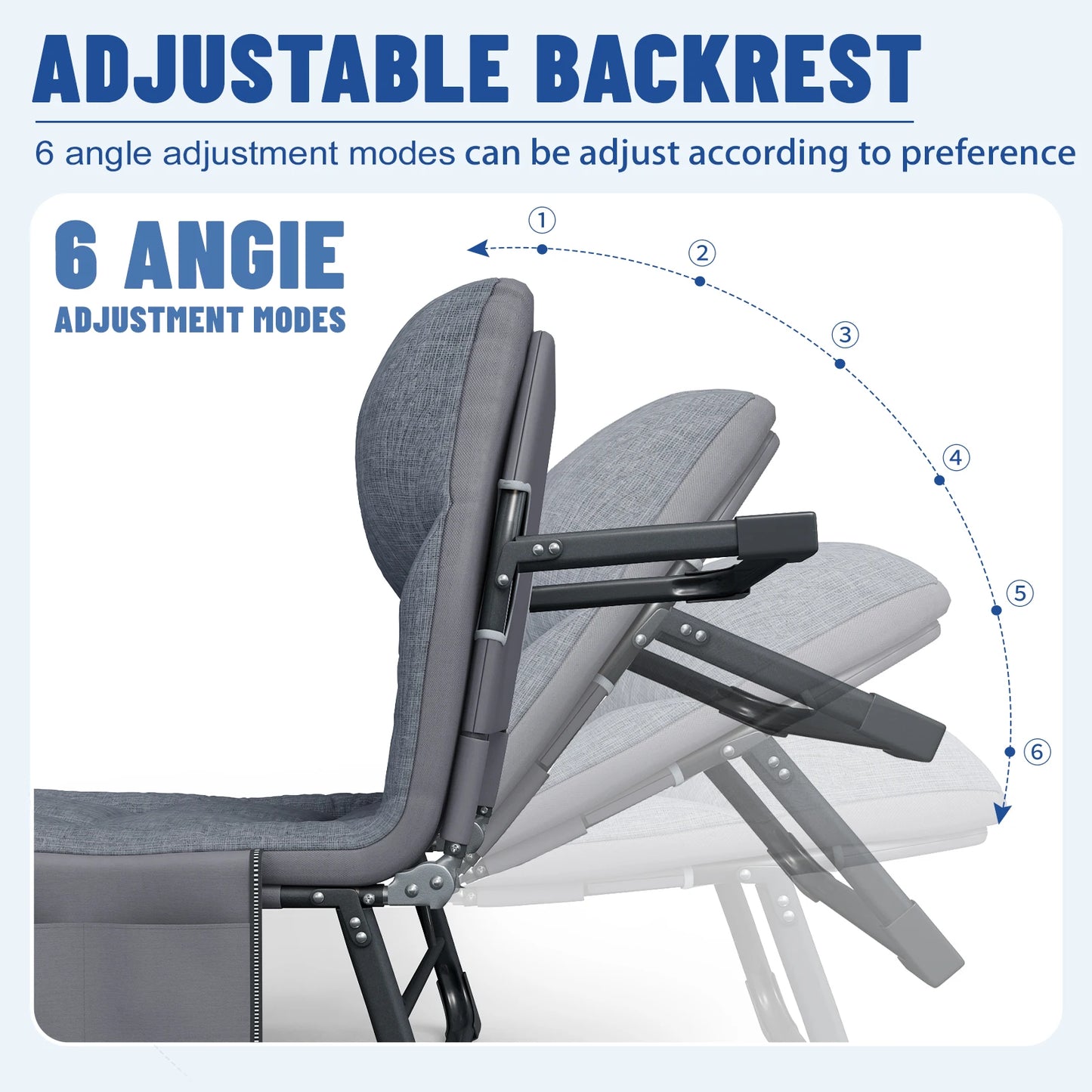 Niceway Cot with Mattress for Adults Portable & Folding, Sleeping with Pillow Heavy Duty Bed