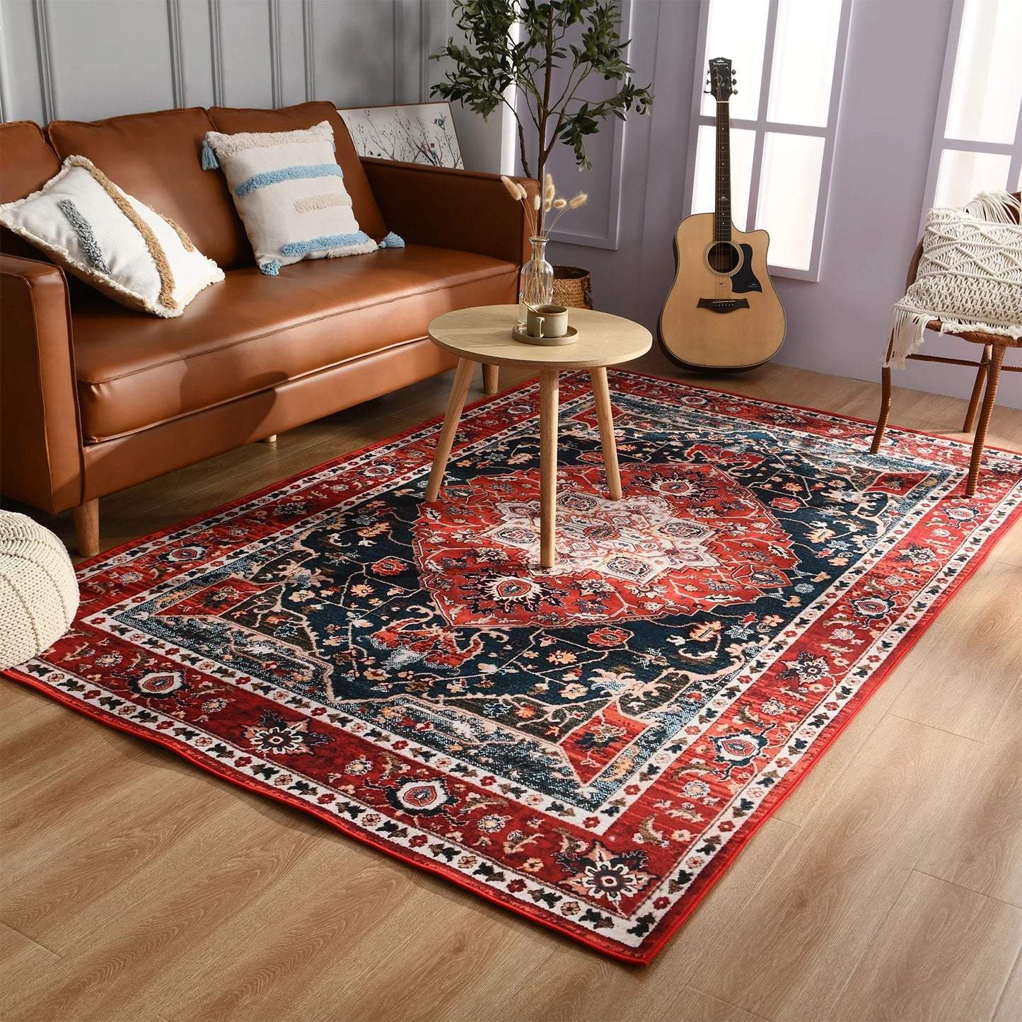 Turkish Persian Rug for Living Room Bedside Bedroom