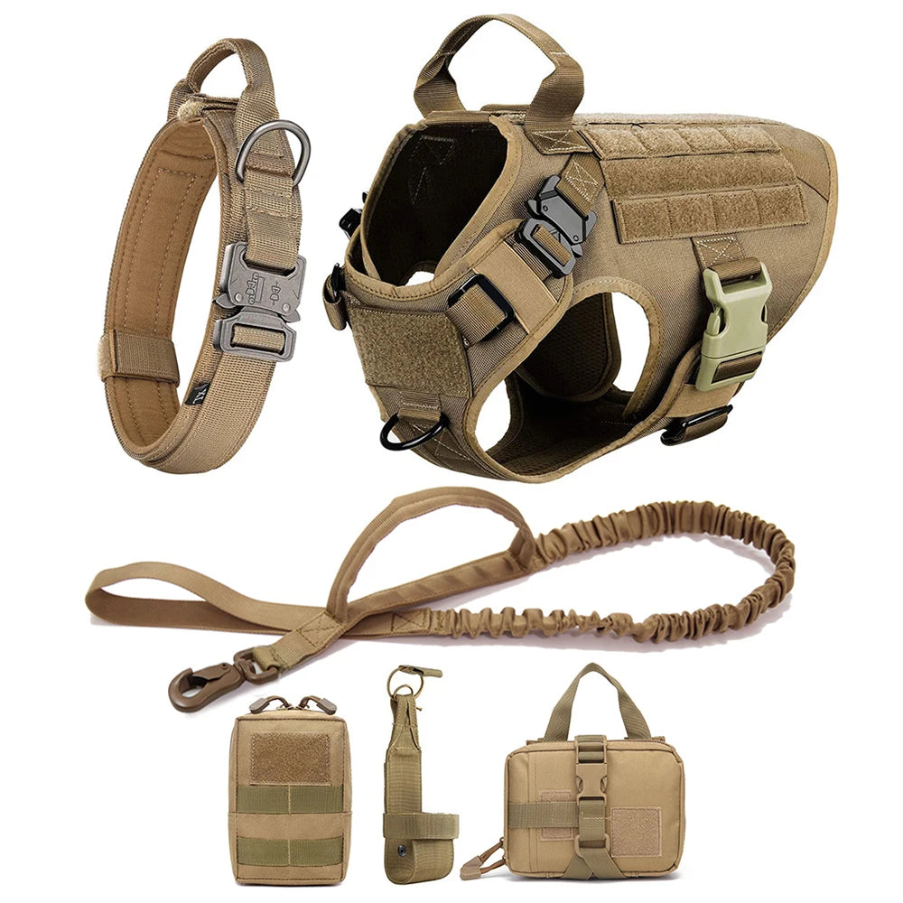 Large Dog Harness/Leash Set. Training Walking Vest, Harness And Collar For Medium Large Dogs