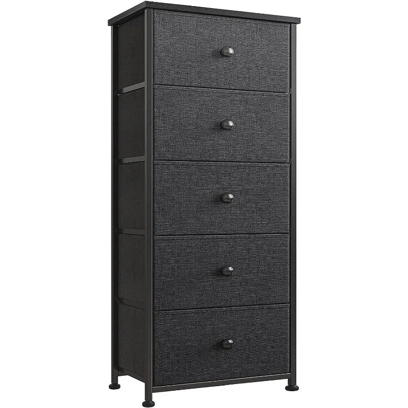 5 Drawer Dresser Tower, Steel frame