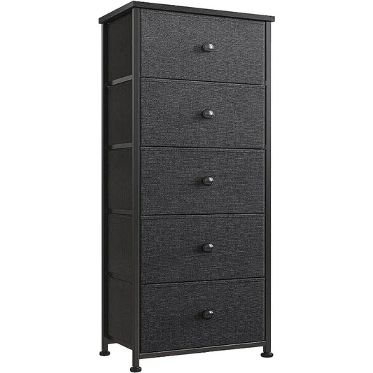 5 Drawer Dresser Tower, Steel frame