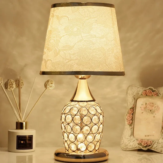 European-Style Crystal Table Lamp - Good Bargain Finds