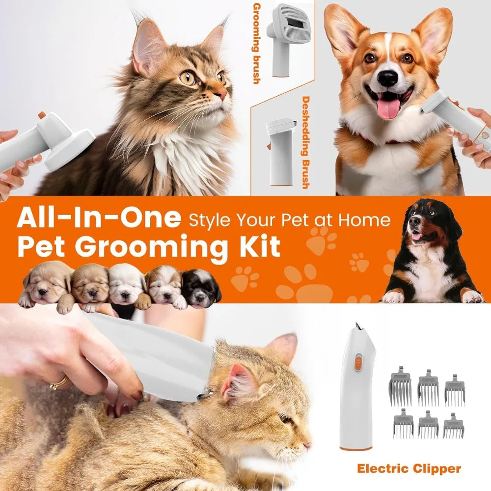 Dog Grooming Vacuum, Clippers, 12,000Pa for Dogs