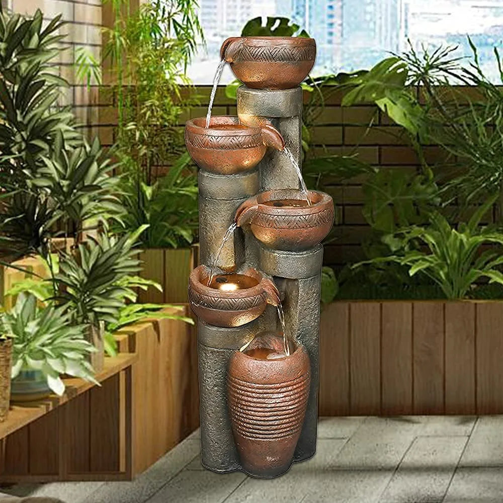 5 -Tier Outdoor Garden Water Fountain - Good Bargain Finds