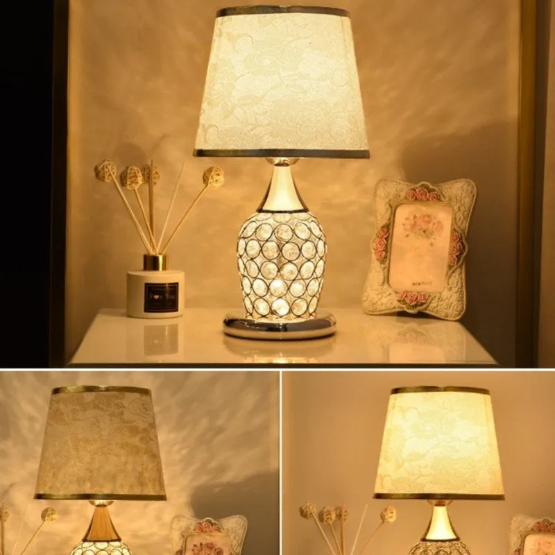 European-Style Crystal Table Lamp - Good Bargain Finds