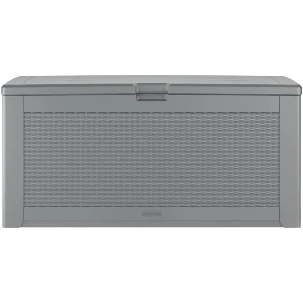 134 Gal EX-Large Outdoor Storage Deck Box, Gray