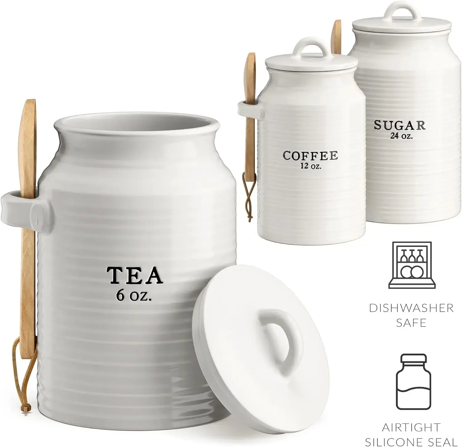 Barnyard Designs Canister Sets, Ceramic - Good Bargain Finds