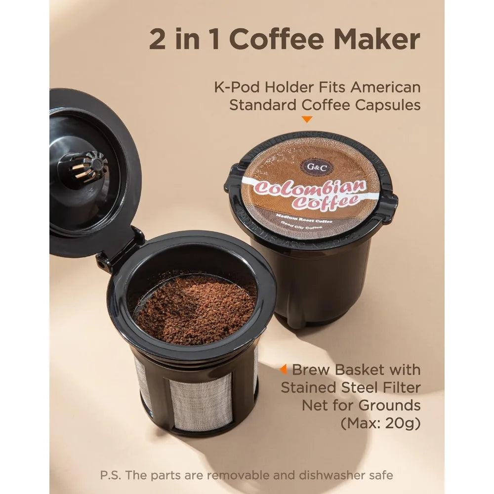 Coffee Maker Single Serve, Instant 1-Cup Black - Good Bargain Finds