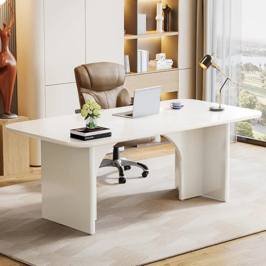 Modern Home Office Computer Desk for 1-2 Person,  62.99"