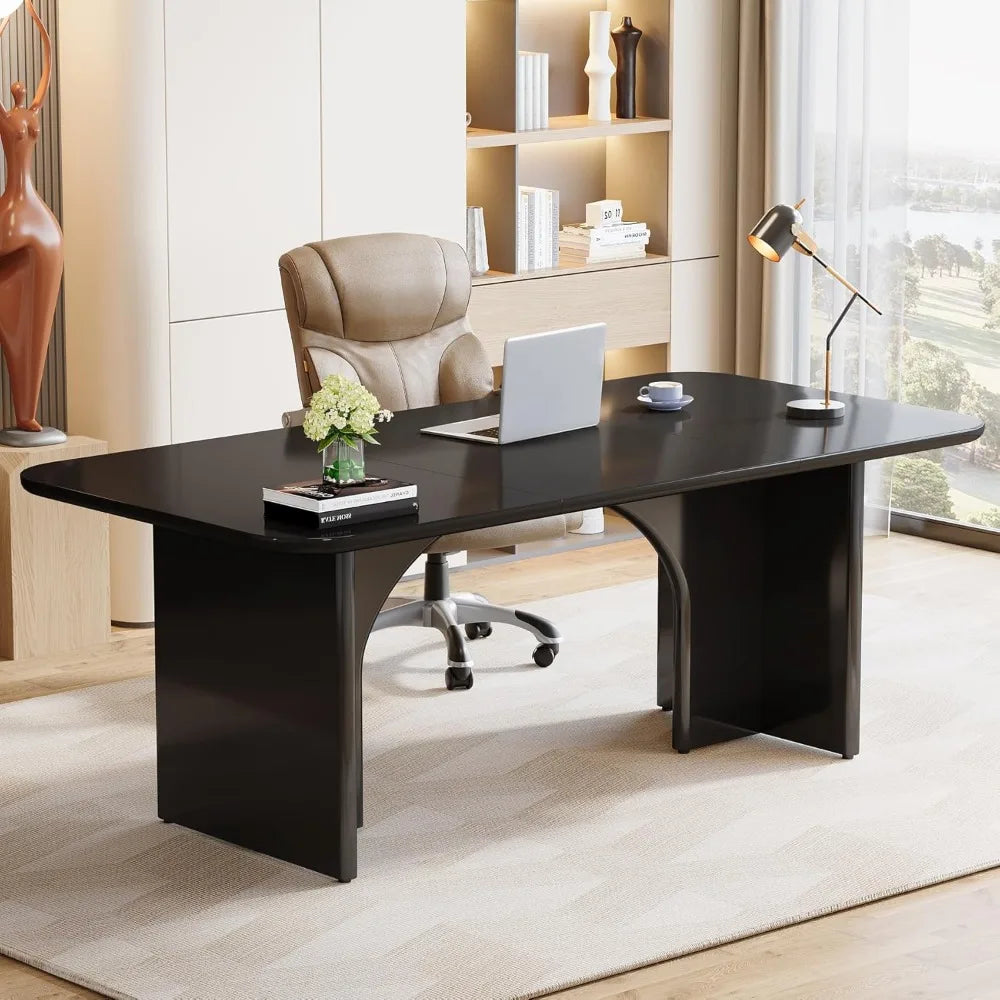 Modern Home Office Computer Desk for 1-2 Person,  62.99"