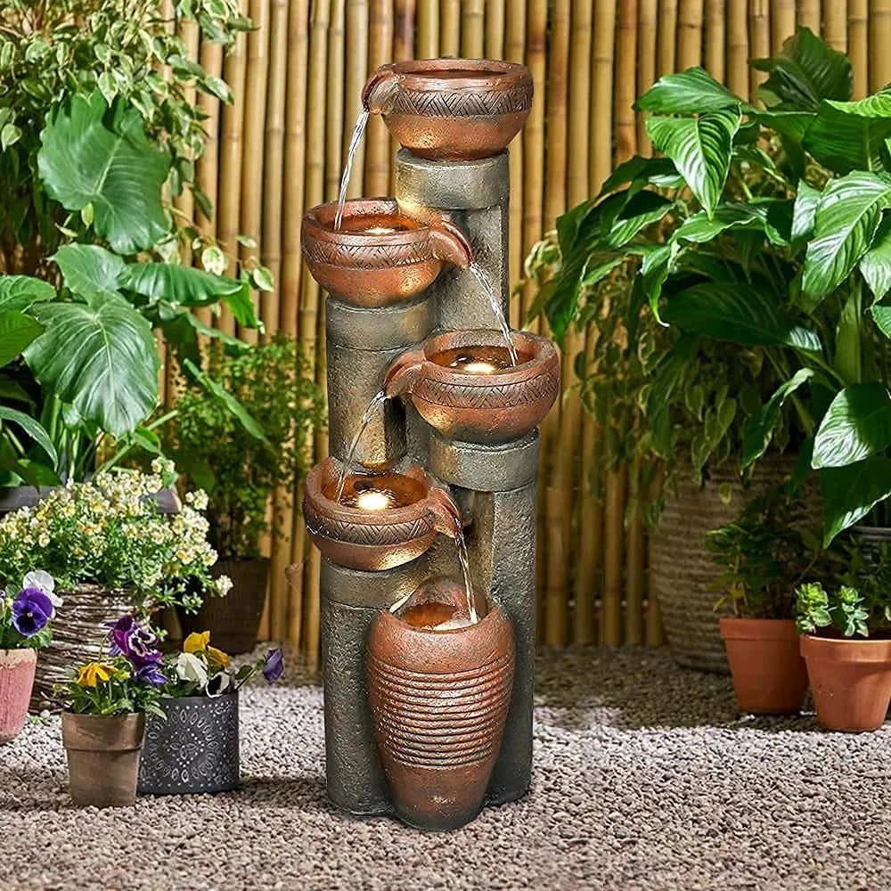 5 -Tier Outdoor Garden Water Fountain - Good Bargain Finds