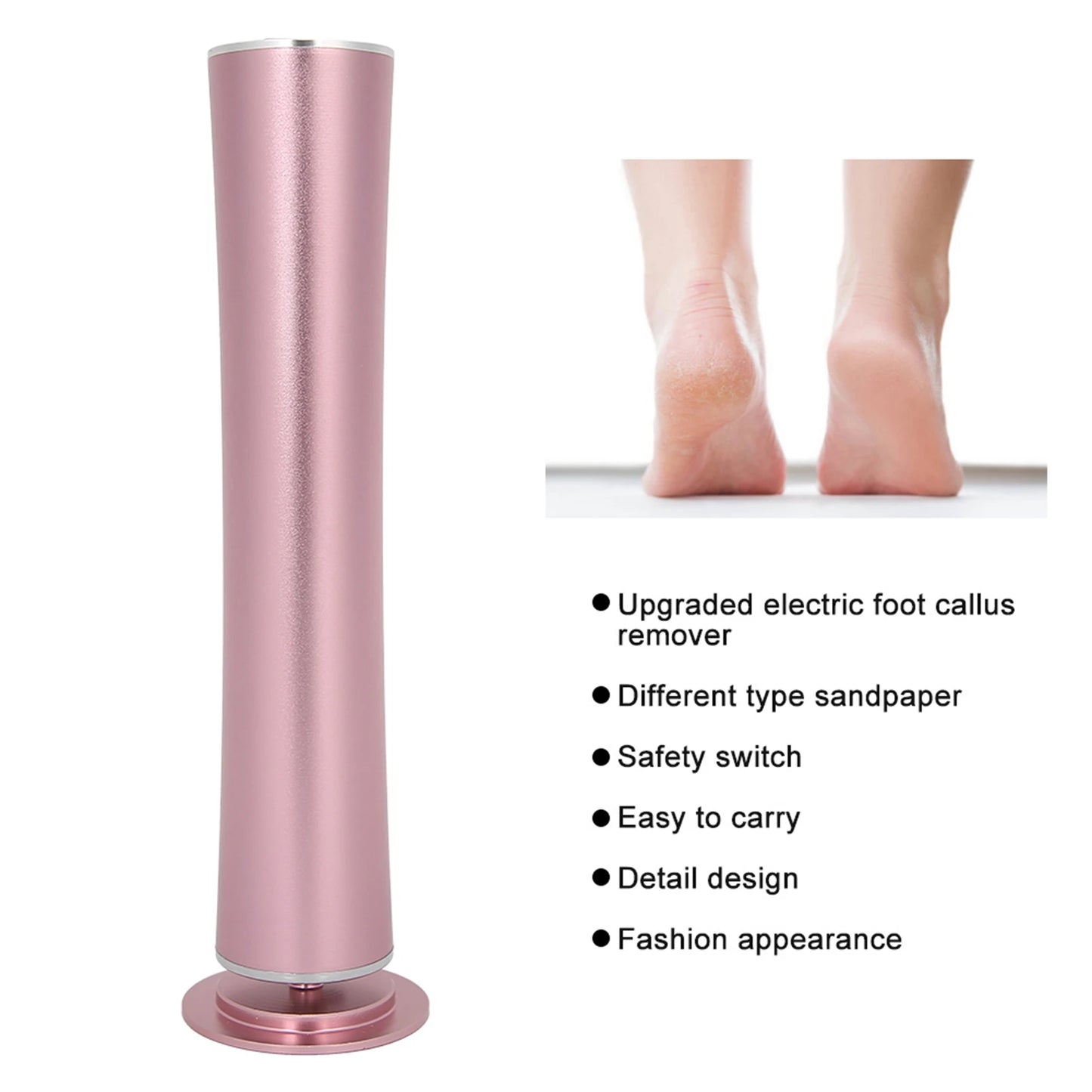 Dead Skin , Electric Foot File Pedicure Tool, Electric Rechargeable Automatic Callus Remover