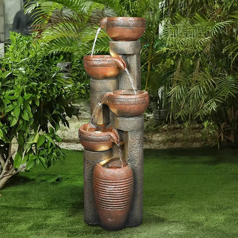 5 -Tier Outdoor Garden Water Fountain - Good Bargain Finds