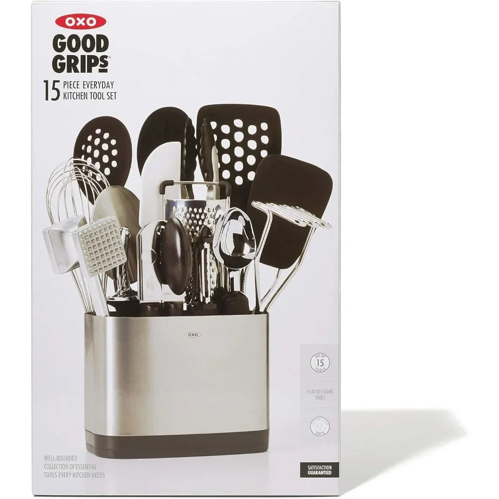 15-Piece Everyday Kitchen Utensil Set - Good Bargain Finds