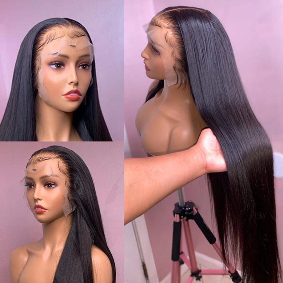 30-40 Inch Straight Wig , GluelessHuman Hair - Good Bargain Finds