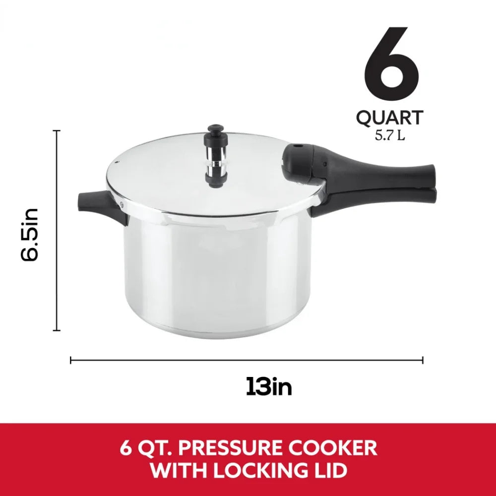 6-Quart Aluminum Stovetop Pressure Cooker - Good Bargain Finds