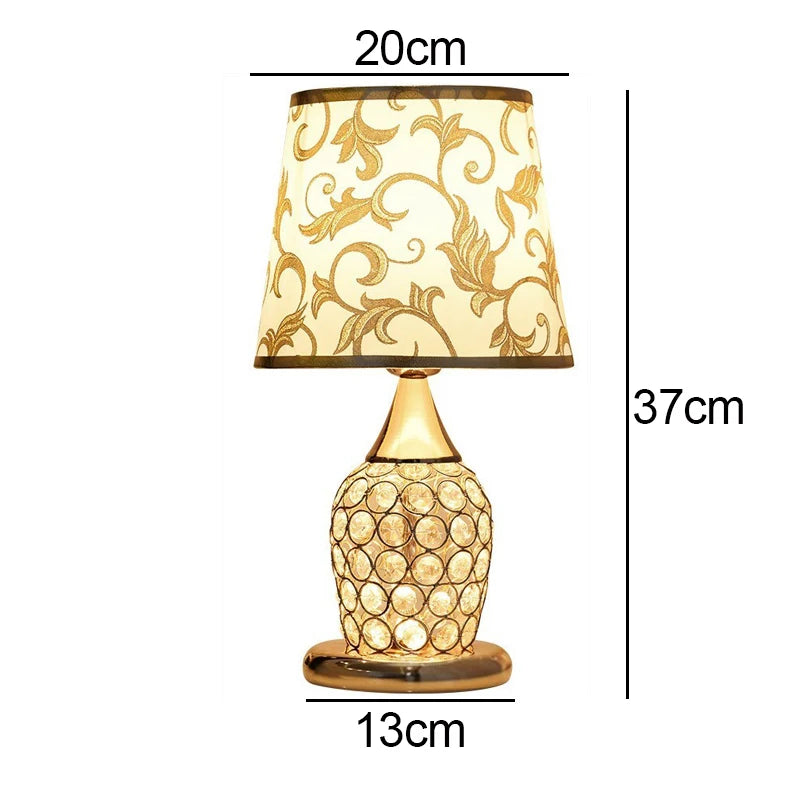 European-Style Crystal Table Lamp - Good Bargain Finds