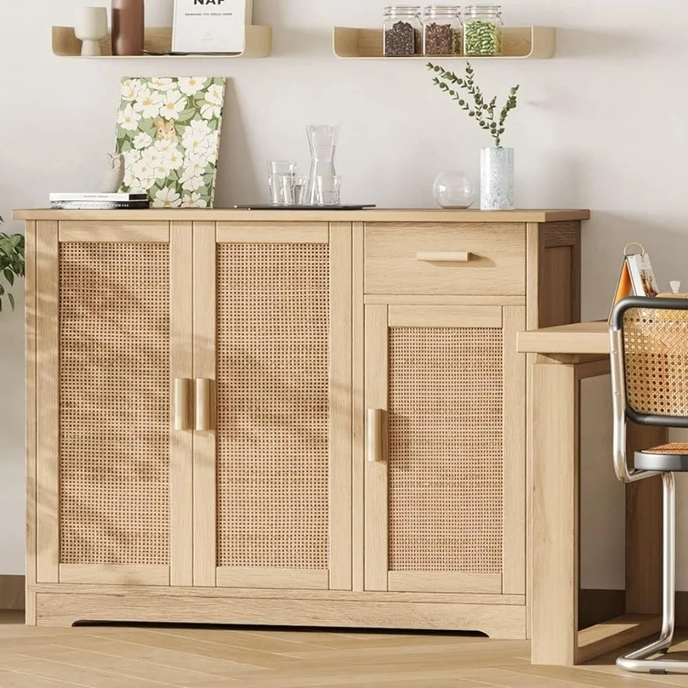 Storage Cabinet with Doors, Modern, Free Standing