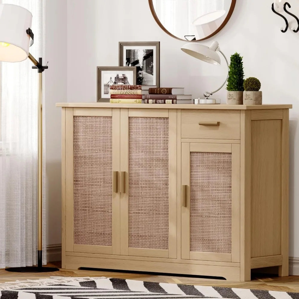 Storage Cabinet with Doors, Modern, Free Standing