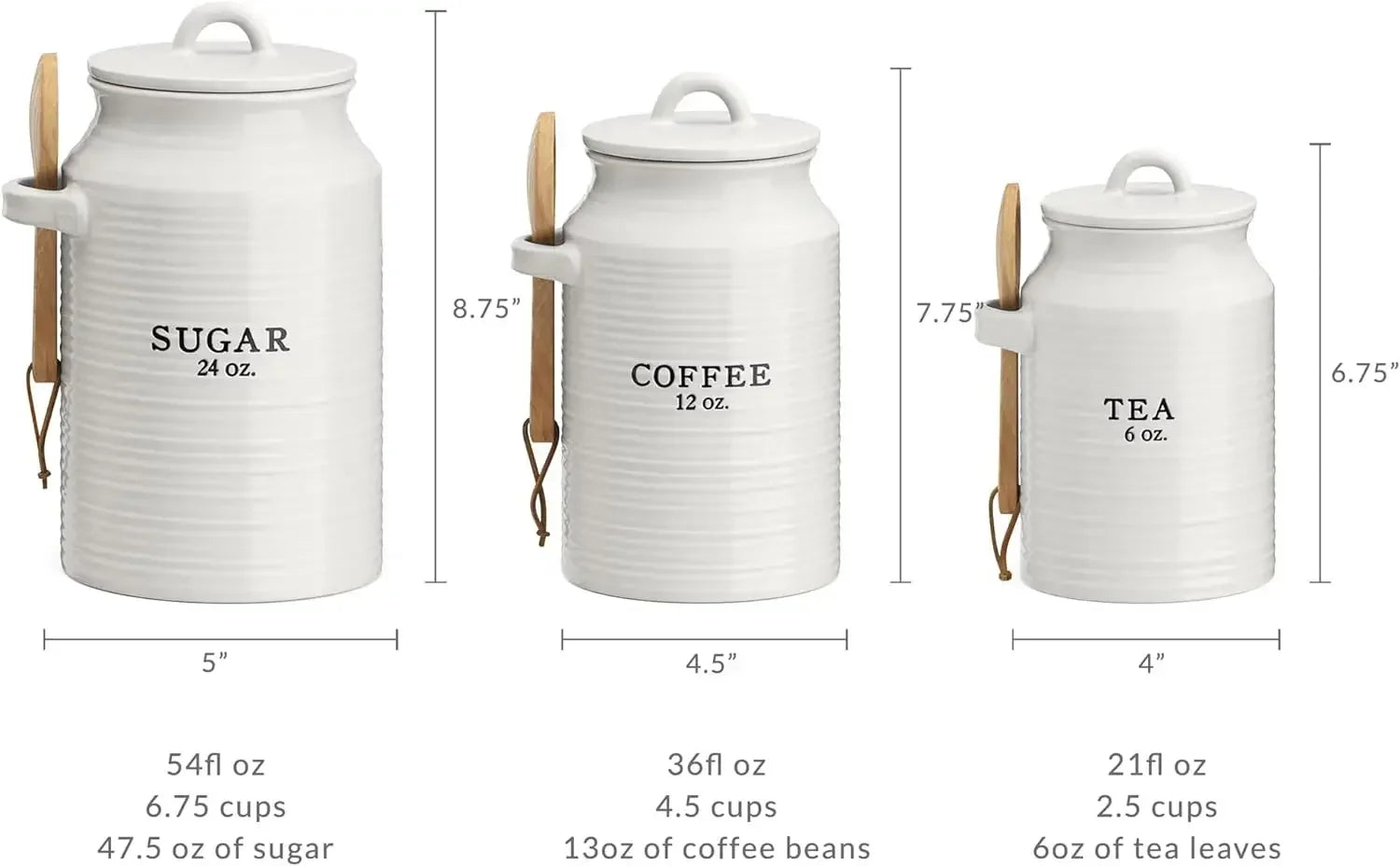 Barnyard Designs Canister Sets, Ceramic - Good Bargain Finds