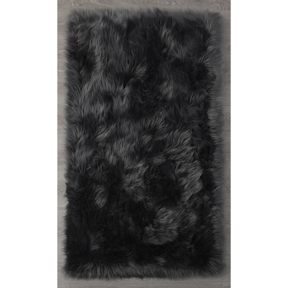 "Cozy Collection" Ultra Soft Fluffy Faux Fur Sheepskin Area Rug