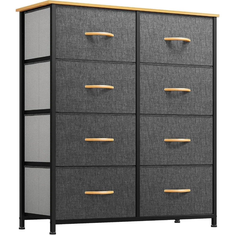 8-Drawer Fabric Storage Tower Organizer, Steel Frame