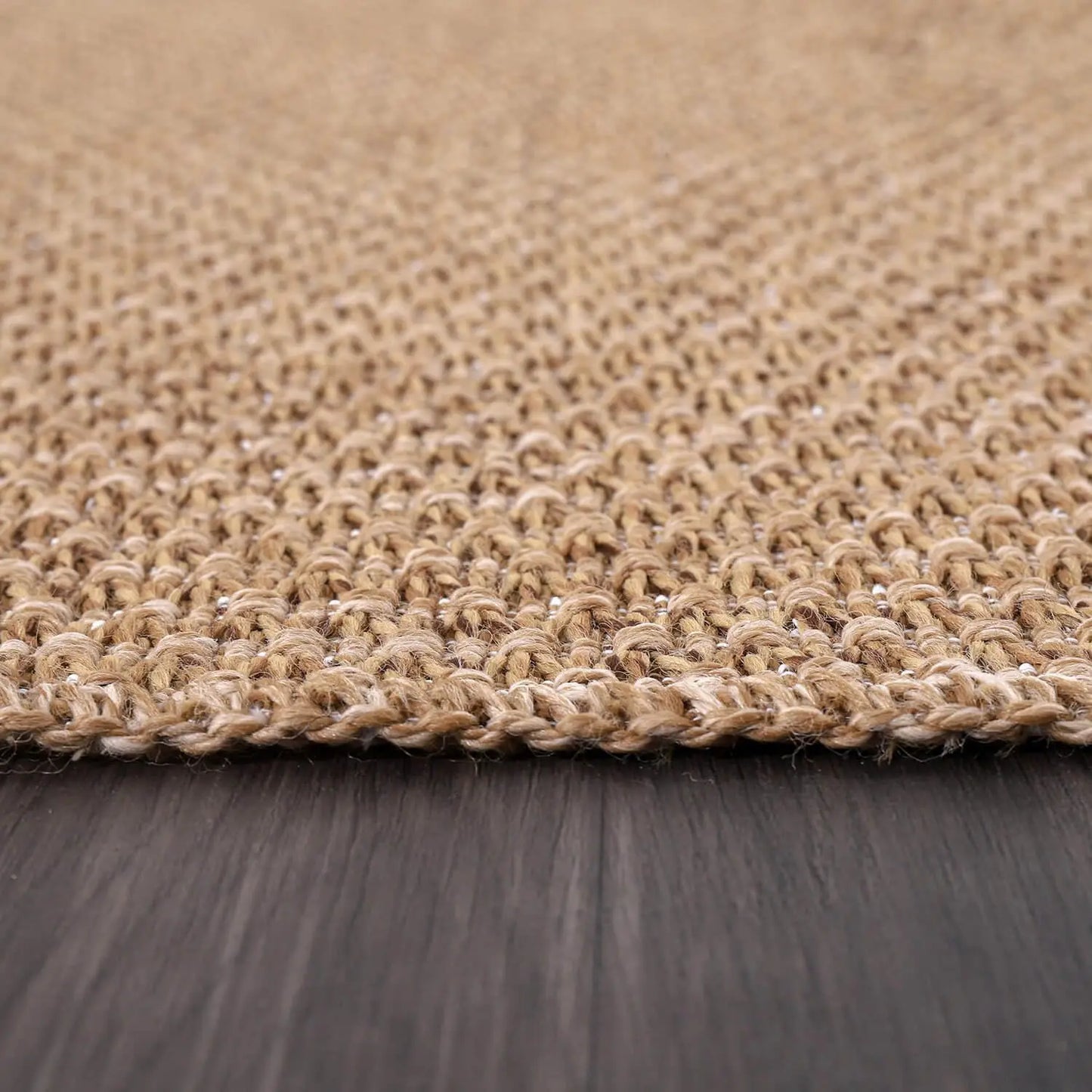 Jute Rug 5x7,Indoor/Outdoor Farmhouse Area Rug, Living Room, Kitchen Rug High Traffic Area