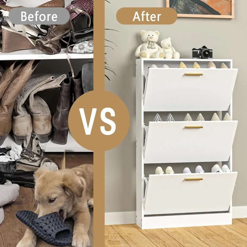 Narrow Shoe Storage Cabinet - Good Bargain Finds