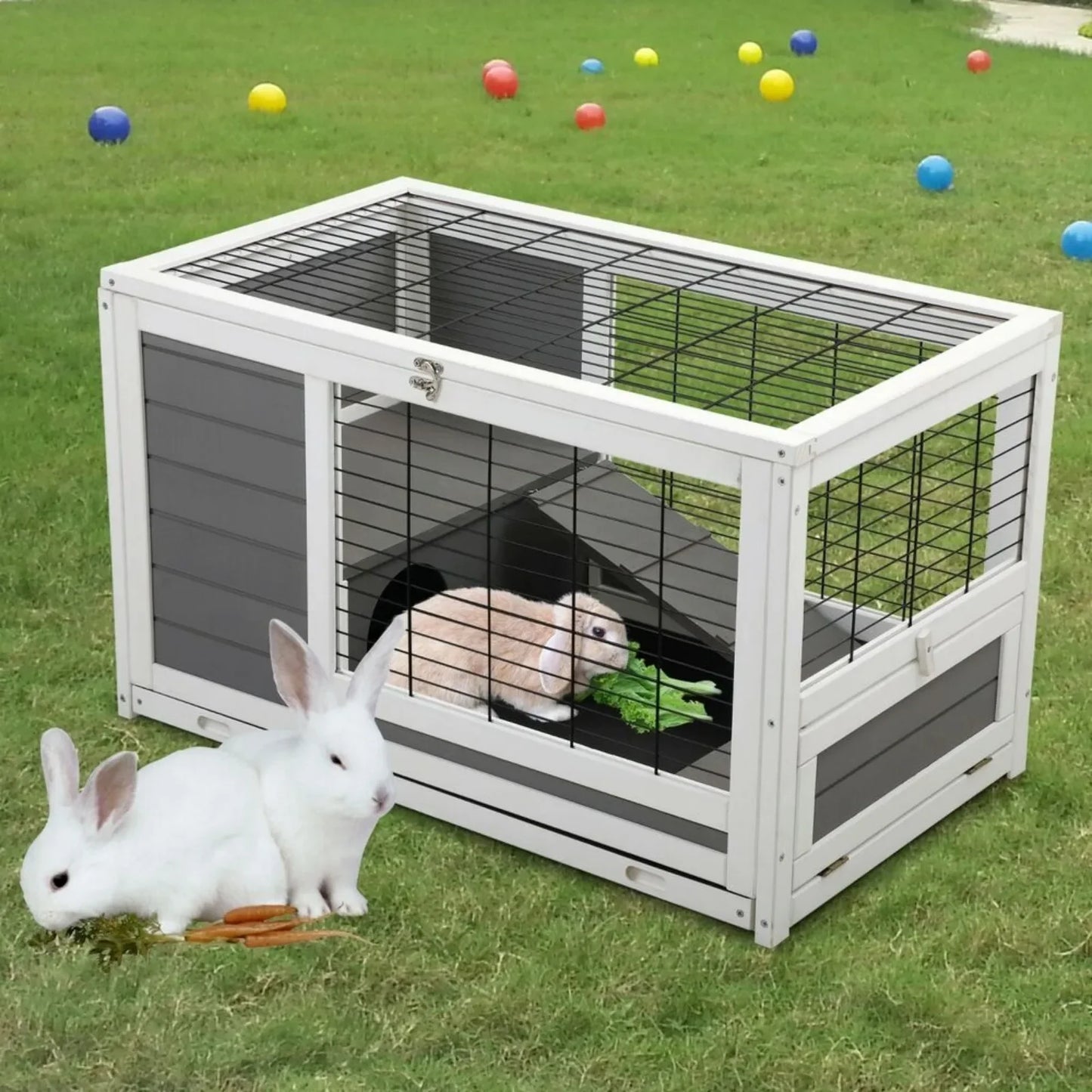 US Rabbit. Guinea Pig, Hamster Cage, Small Animal House Habitat