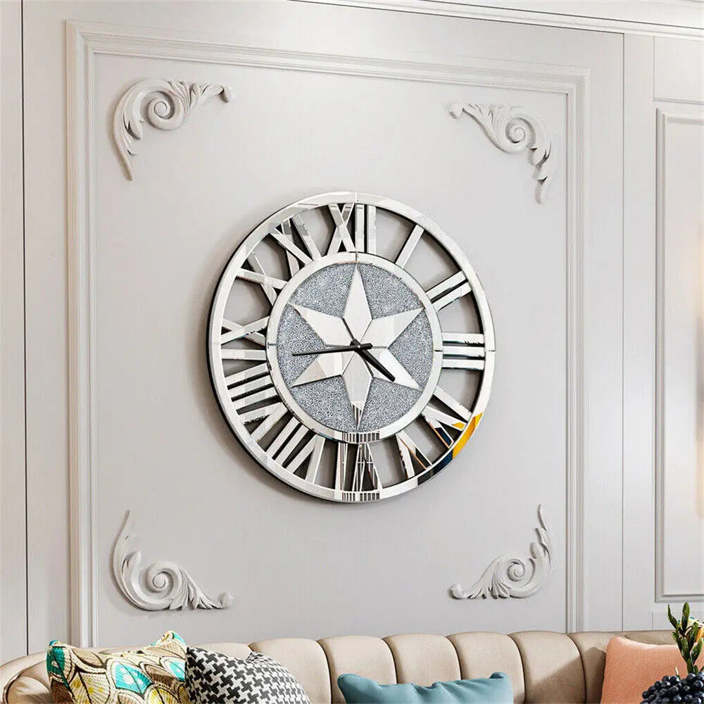 d Wall Clock Mirror, Battery Operated - Good Bargain Finds