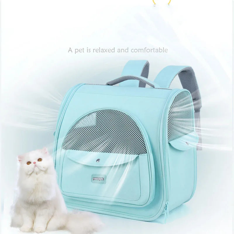 Portable Outdoor Carrier Foldable Ventilated Cat/Dog Backpack