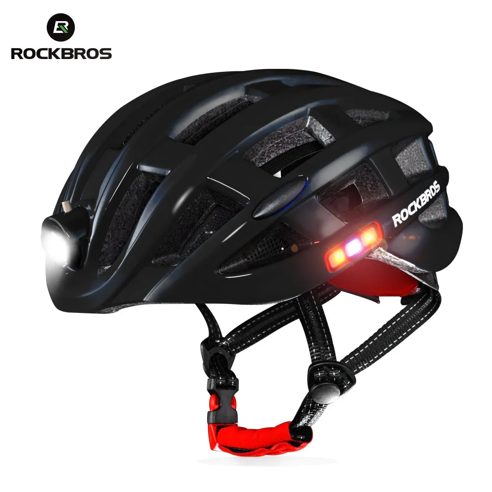 Light Helmet Waterproof Bike Helmet USB Charge Cycling - Good Bargain Finds